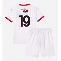 Dres AC Milan Theo Hernandez #19 Preč pre deti 2024-25 Krátky Rukáv (+ trenírky)